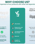 Soft Silicone Toe Spacer & Foot Corrector