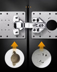 Heavy Duty Hinge Repair Plate with Screws for Cabinet Door & Wardrobe -🔥 Summer Sale