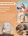 Silicone Sunscreen Applicator with Strap