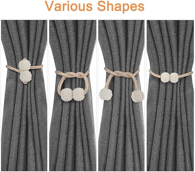 Magnetic Curtain Tiebacks (1 pair 2 pcs)