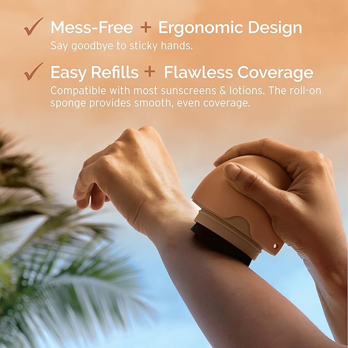 Silicone Sunscreen Applicator with Strap
