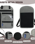 Travel Passport RFID Blocking Wallet Bag