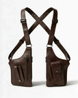 Adjustable Medieval Leather Harness Holster Bag