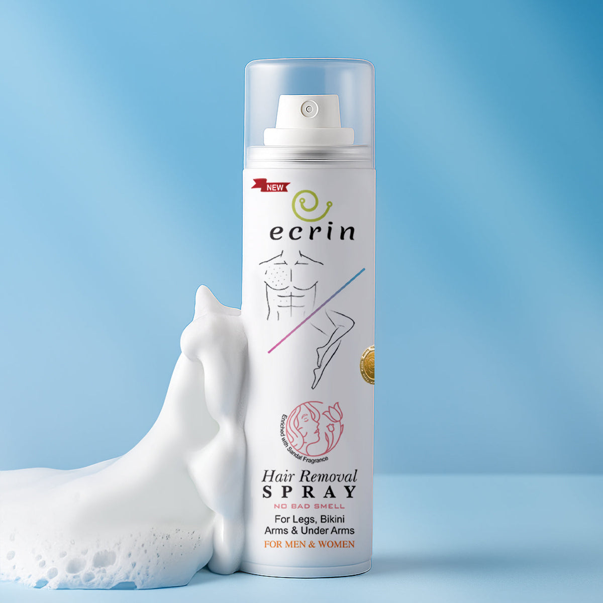 Hair Removal Foaming Spray (for men &amp; women)