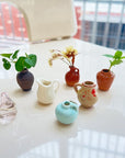 🌸Cute Plant Ceramic Vase Fridge Magnets