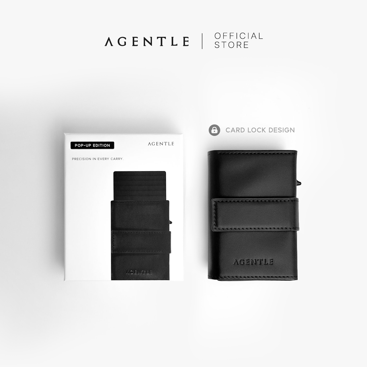XEE • POP-UP Edition Wallet Instant Card Access • Smooth Top-Grain Leather
