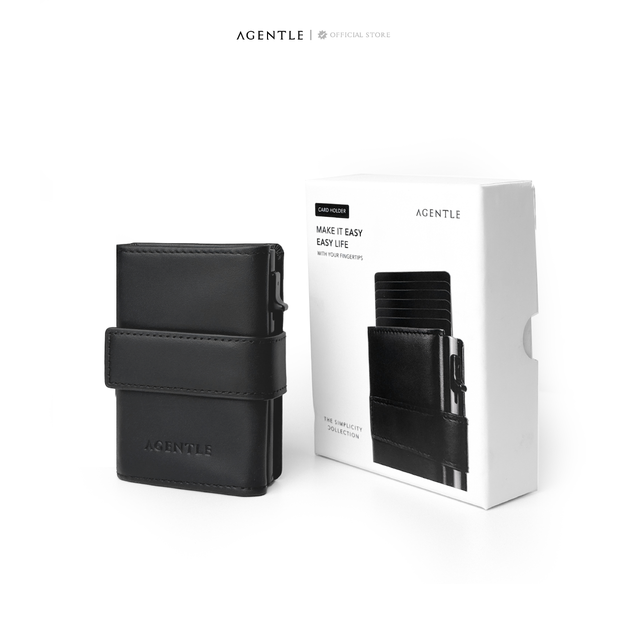 XEE • POP-UP Edition Wallet Instant Card Access • Smooth Top-Grain Leather