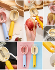 2 in 1 Vegetable and Fruit Peeler with Storage Box