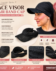 Lace Visor Hair Band Cap