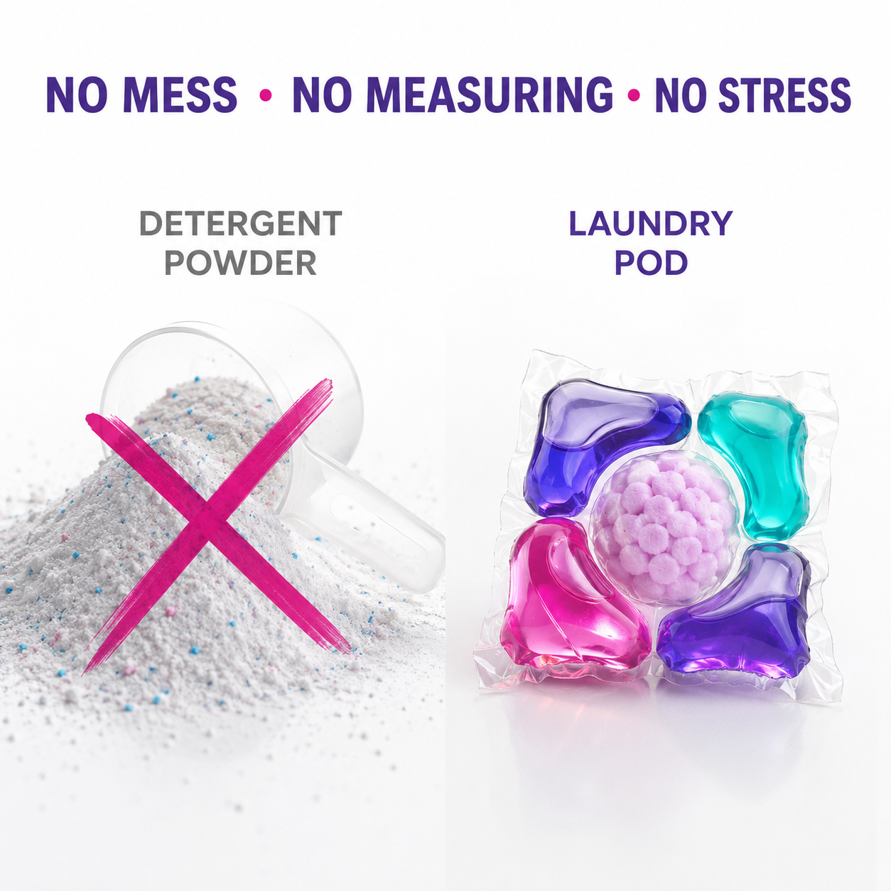 5 in 1 Laundry Power Detergent Pods