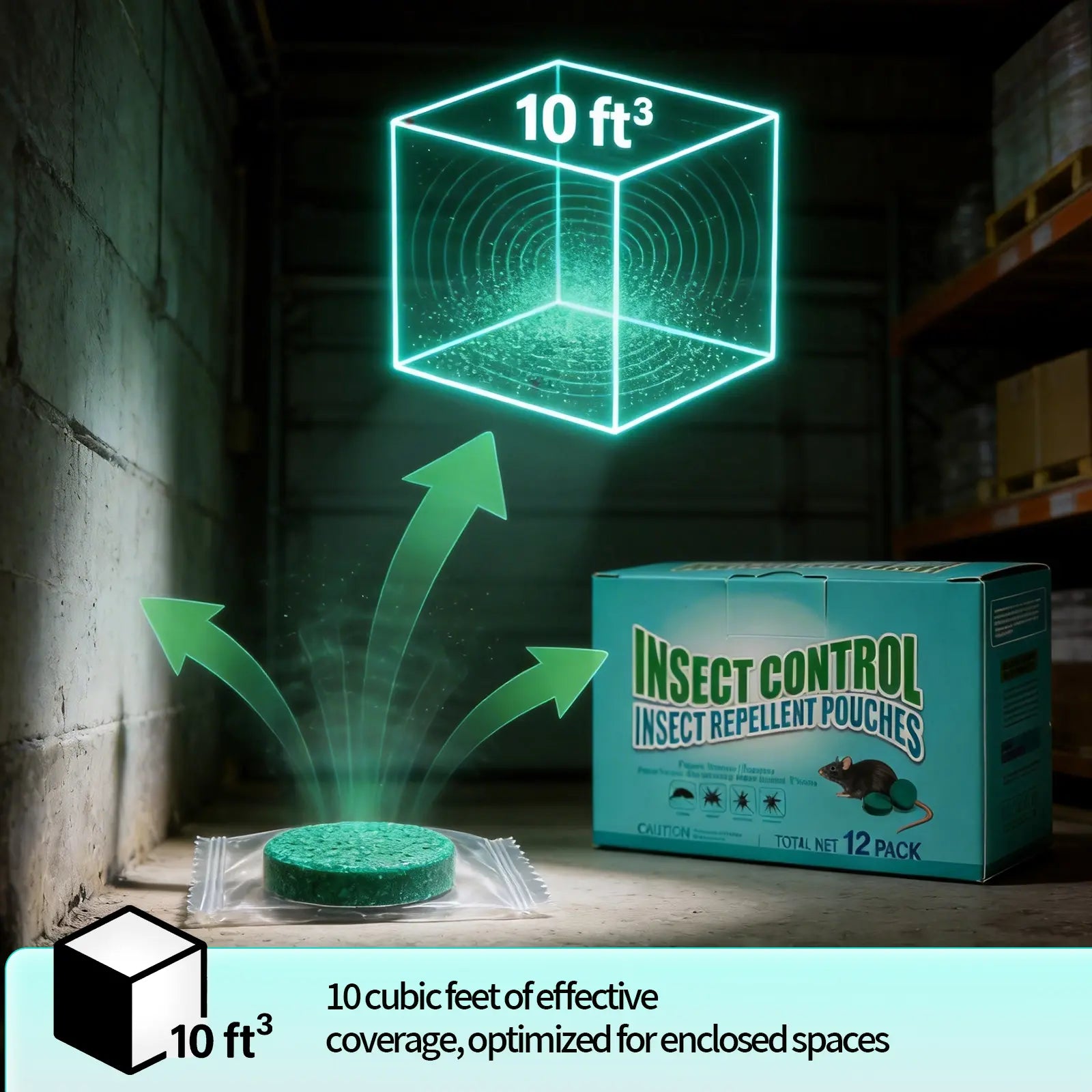 Professional Strong Mouse Control Bait - Fast Action Bait for Indoor/Outdoor Control