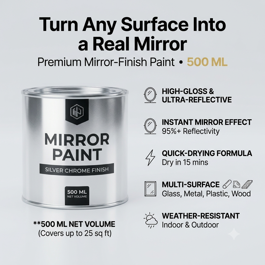 Silver Looking Mirror Paint ( China import )