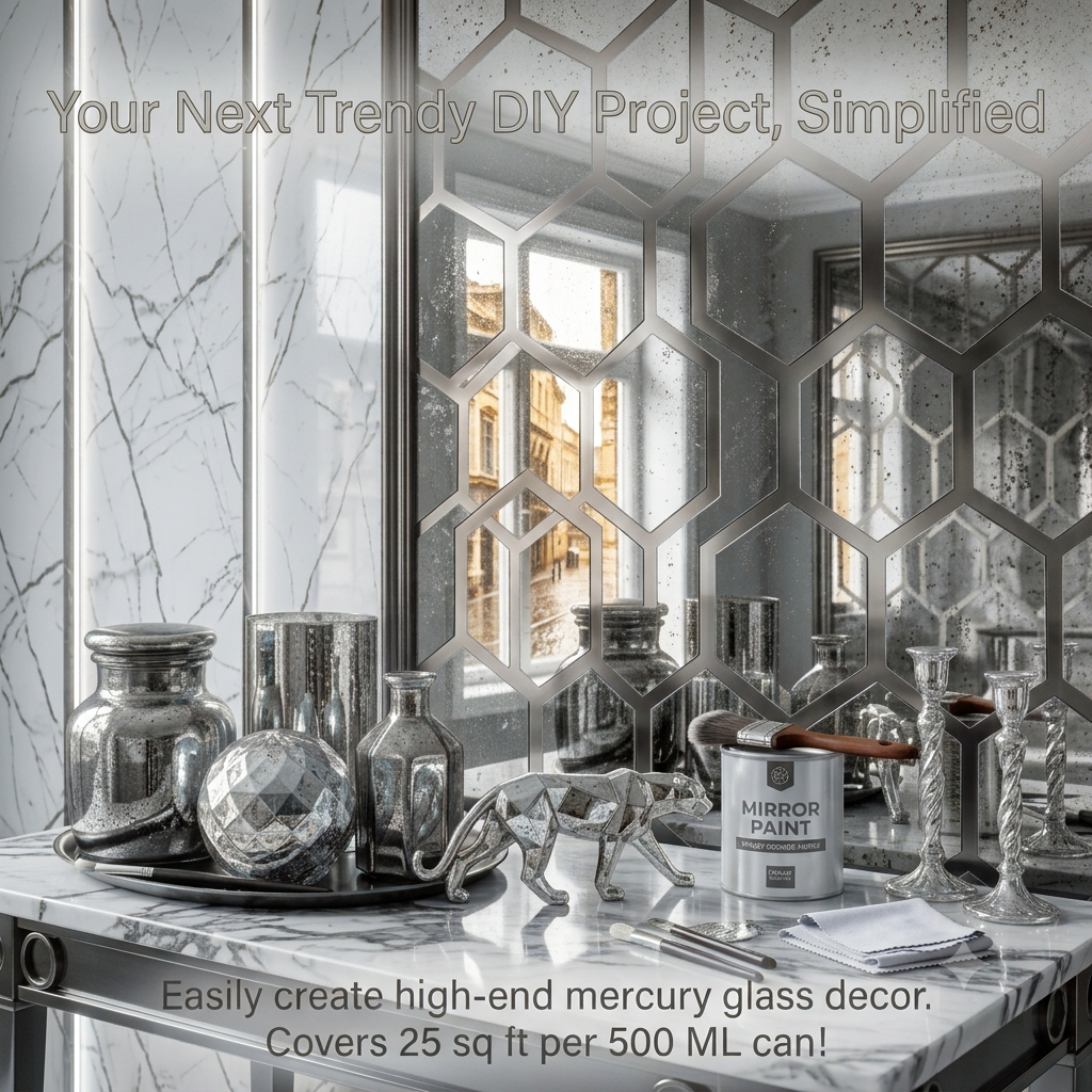 Silver Looking Mirror Paint ( China import )