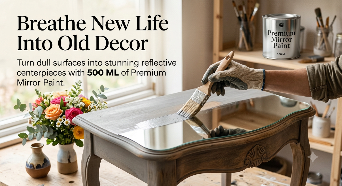 Silver Looking Mirror Paint ( China import )