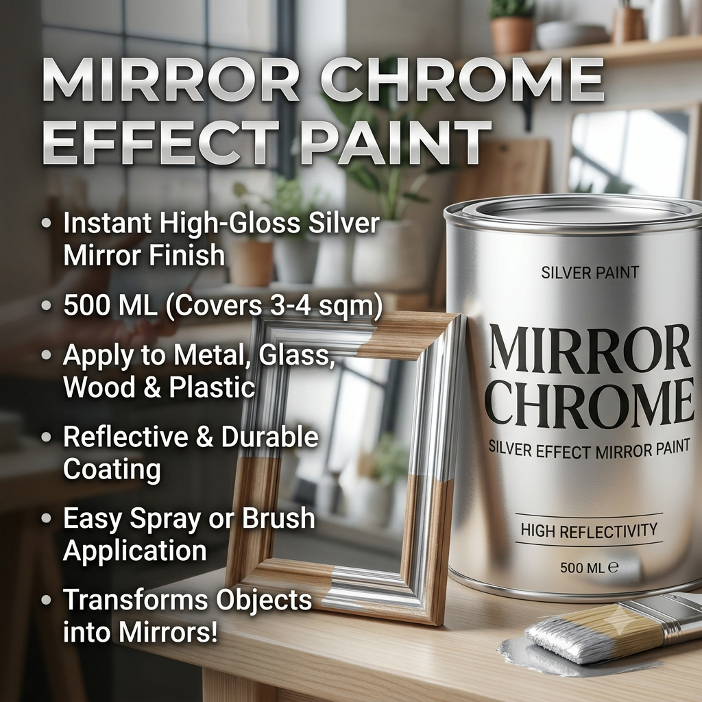 Silver Looking Mirror Paint ( China import )