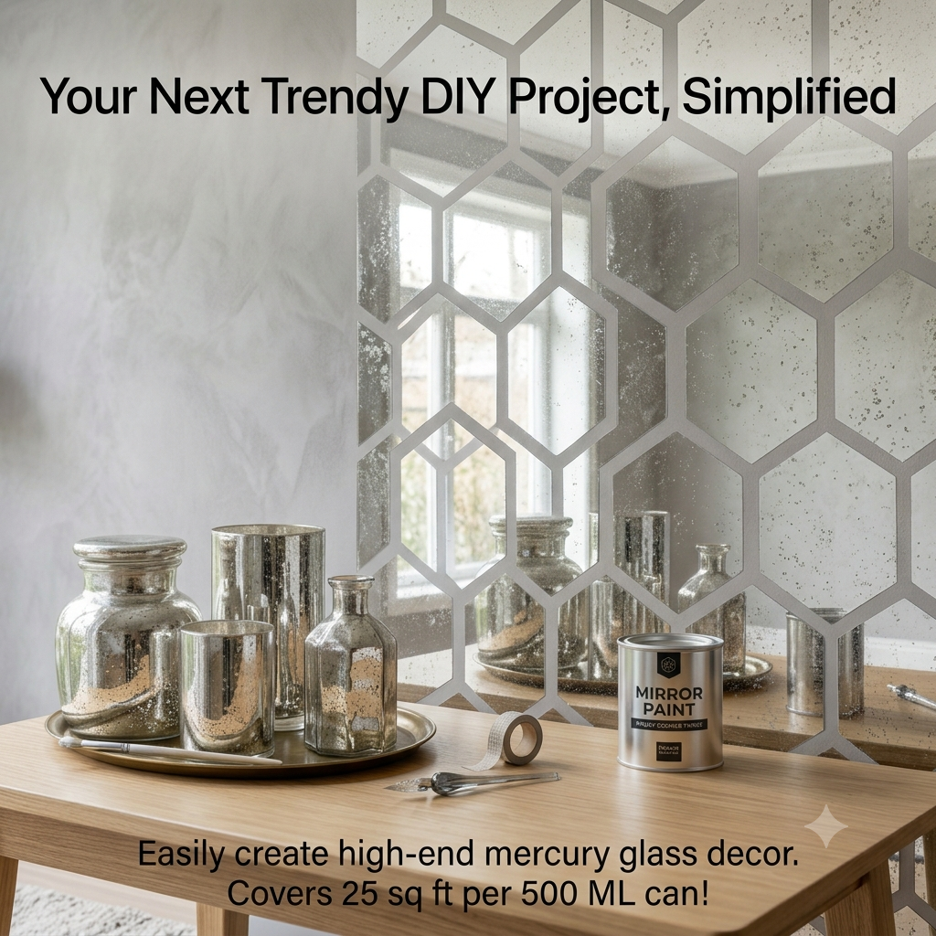 Silver Looking Mirror Paint ( China import )