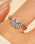 2 in 1 Sun and Moon Ring