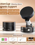Magnetic suction mobile phone holder