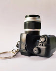 Mini SLR Camera LED Flashlight Keychain