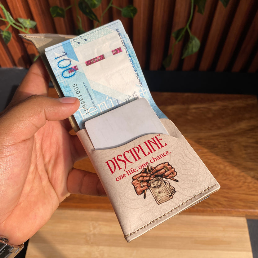 Money Print Slim Card Wallet