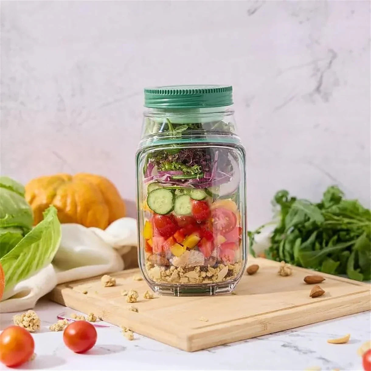 NutriFresh All-in-One Salad Jar
