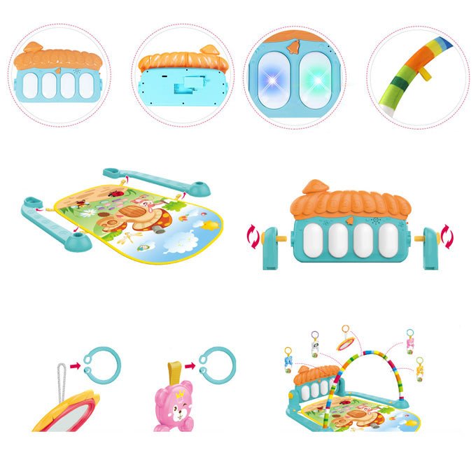 3 In 1  Baby Piano Fitness Rack (IMPORTED)