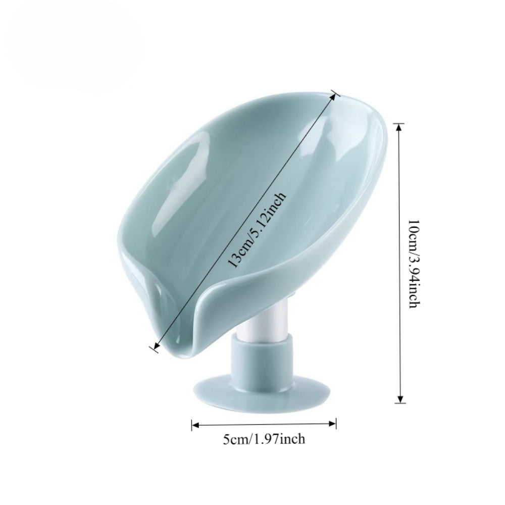 Drain Soap Holder Leaf Shape Soap Box