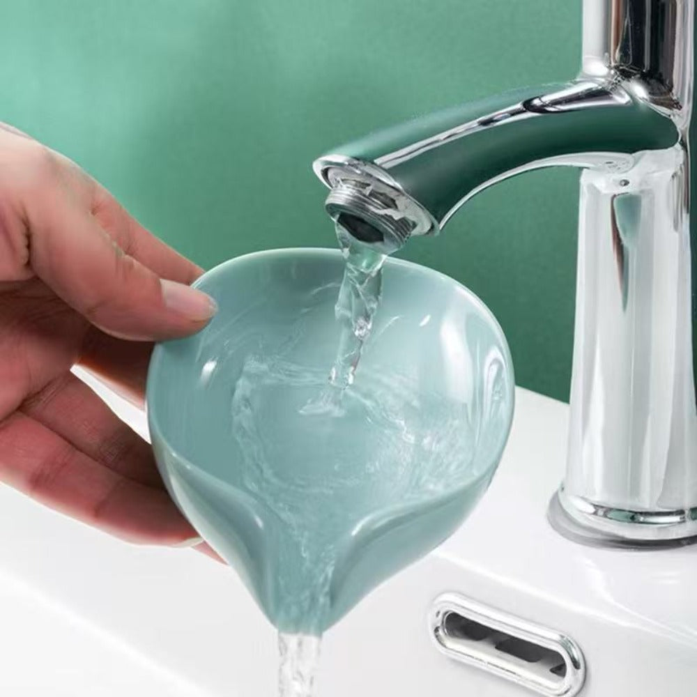 Drain Soap Holder Leaf Shape Soap Box
