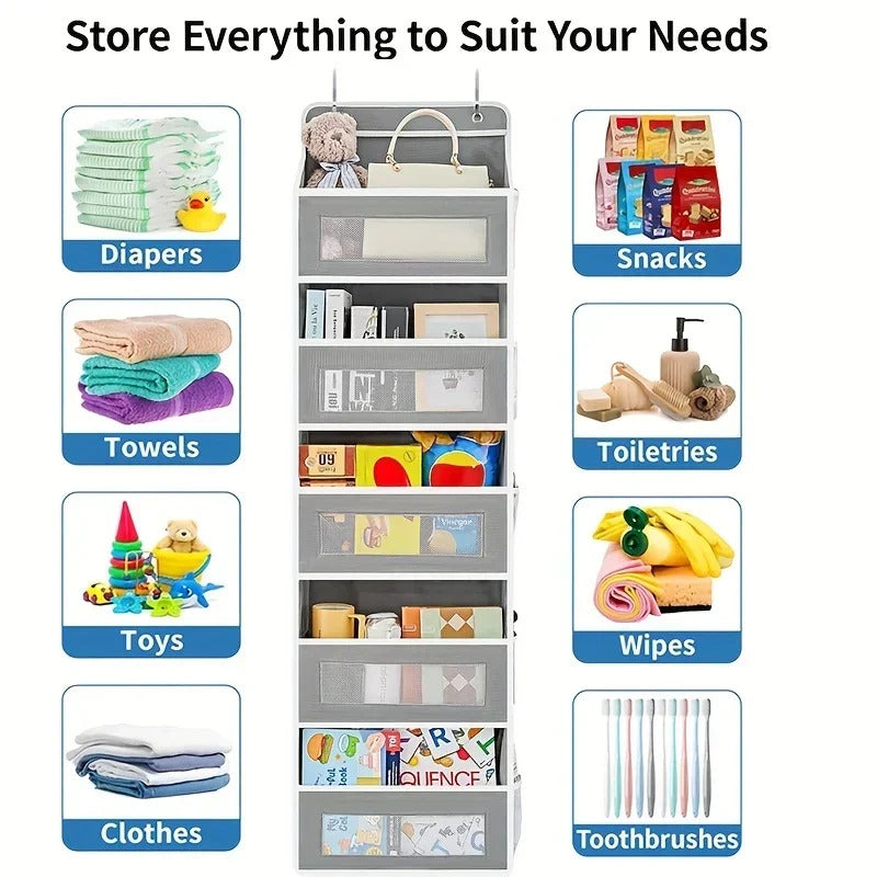 Upgraded 5-Shelf Hanging Storage Organizer