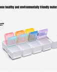 7-Days Pill Organizer Box with Medicine Reminder Alarm