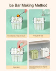 Silicone Popsicle Mold with Lid