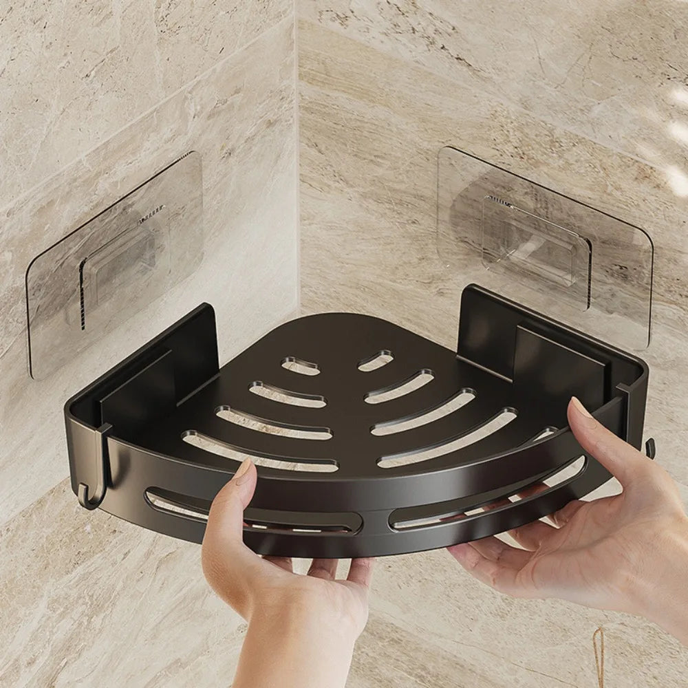 Adhesive Bathroom Shampoo Holder Shelves