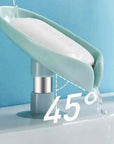 Drain Soap Holder Leaf Shape Soap Box