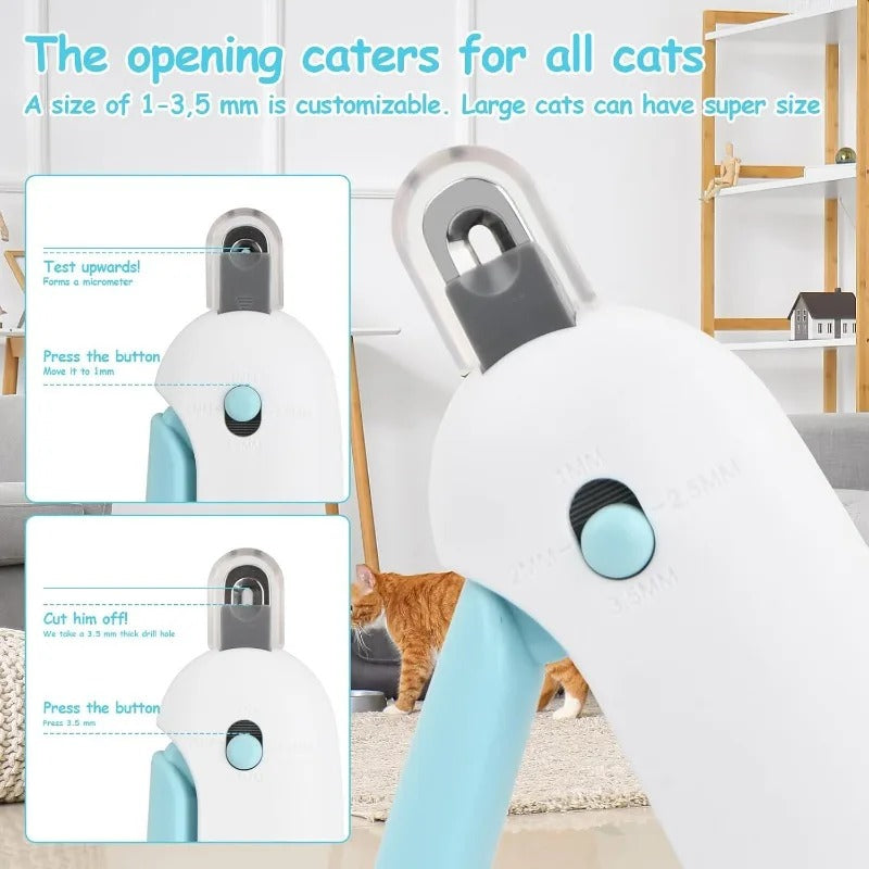 Professional Pet Nail Clippers with Adjustable Hole