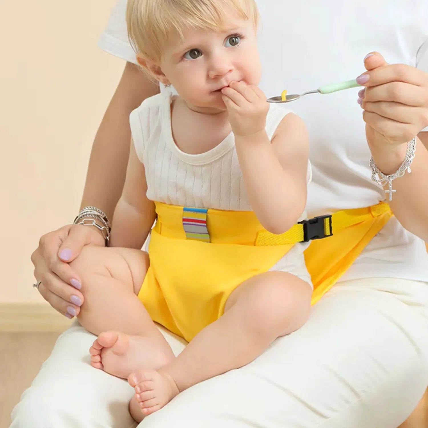 Child Seat Harness Foldable &amp; Portable Baby Meal Strap