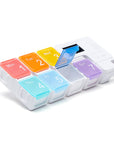 7-Days Pill Organizer Box with Medicine Reminder Alarm