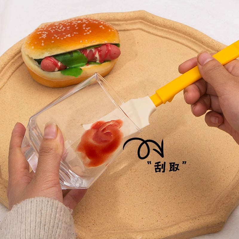 Silicone Jam Shovel and Can Opener Cream Spatula