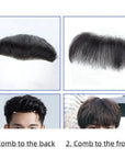 Men’s frontal stick-on hairline with natural human hair (Brand – Anemone)