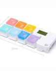 7-Days Pill Organizer Box with Medicine Reminder Alarm