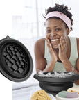 Face Ice Bath Silicone Bowl