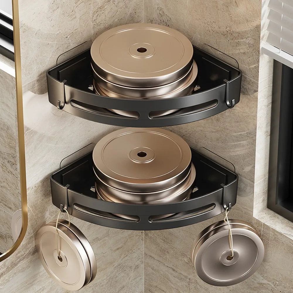 Adhesive Bathroom Shampoo Holder Shelves