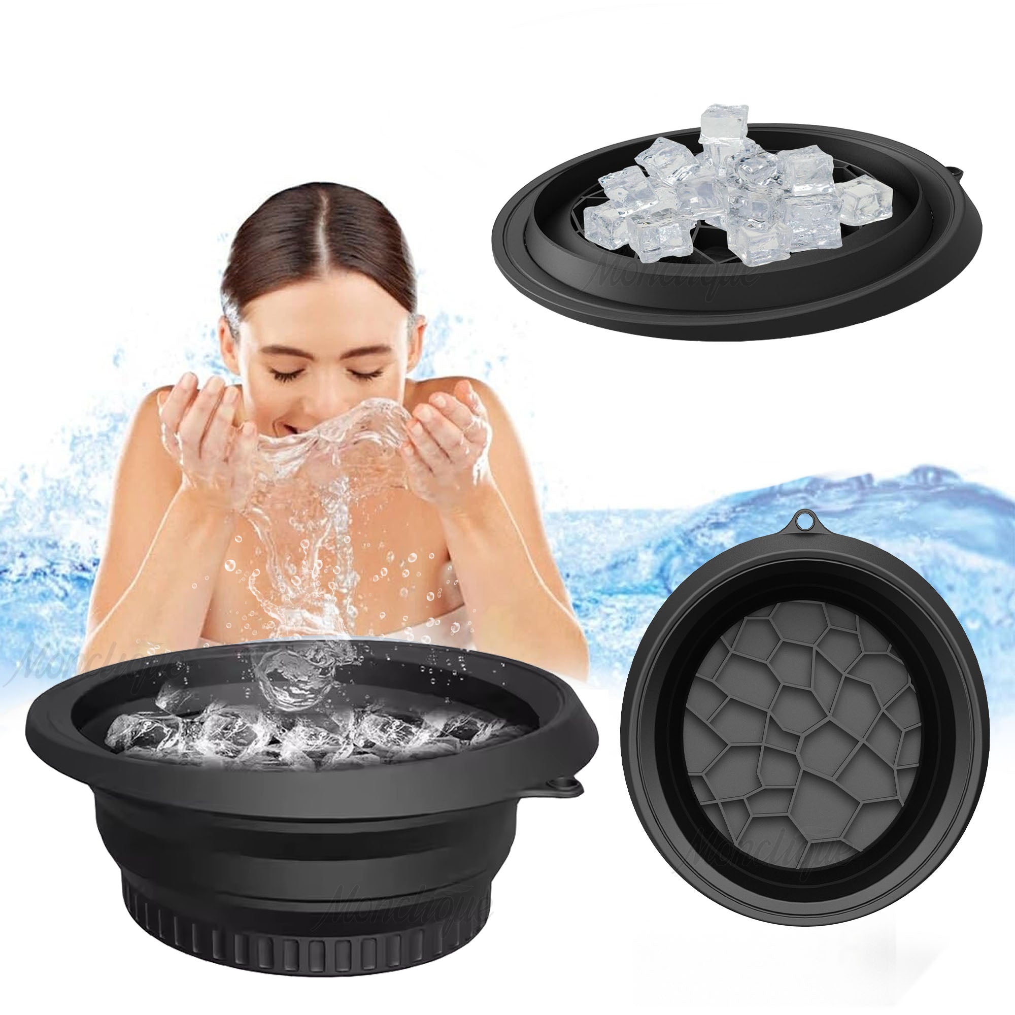 Face Ice Bath Silicone Bowl