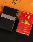 Leather Aluminum Metal Business Card Holder For Men's