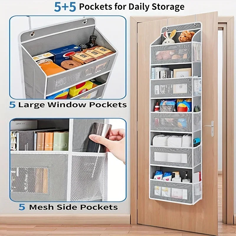 Upgraded 5-Shelf Hanging Storage Organizer