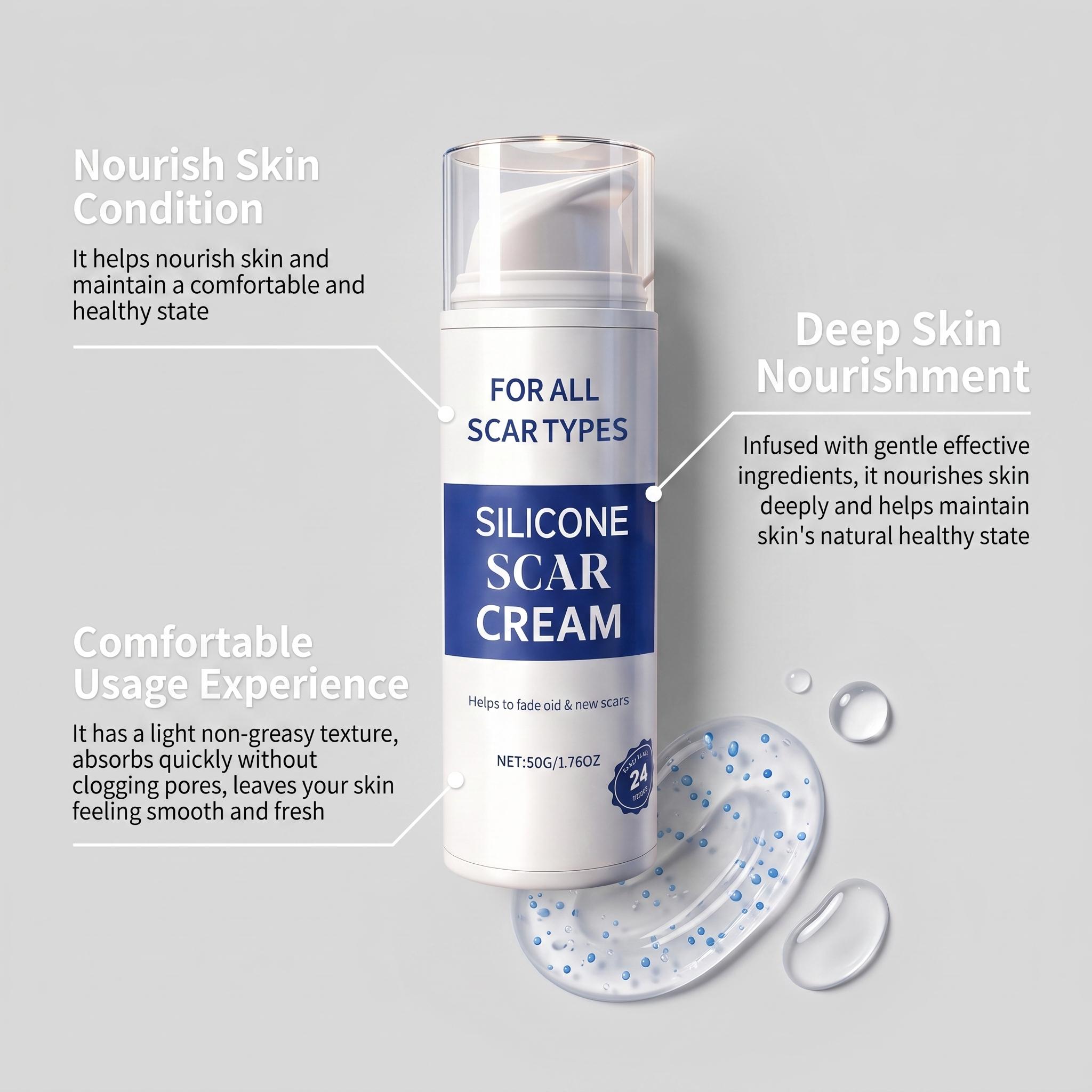 Silicone Scar Gel repair Old and New Scars