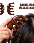 Wooden Head Scalp Massager Comb 🍃