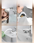 Rotating Faucet Extender Nozzle
