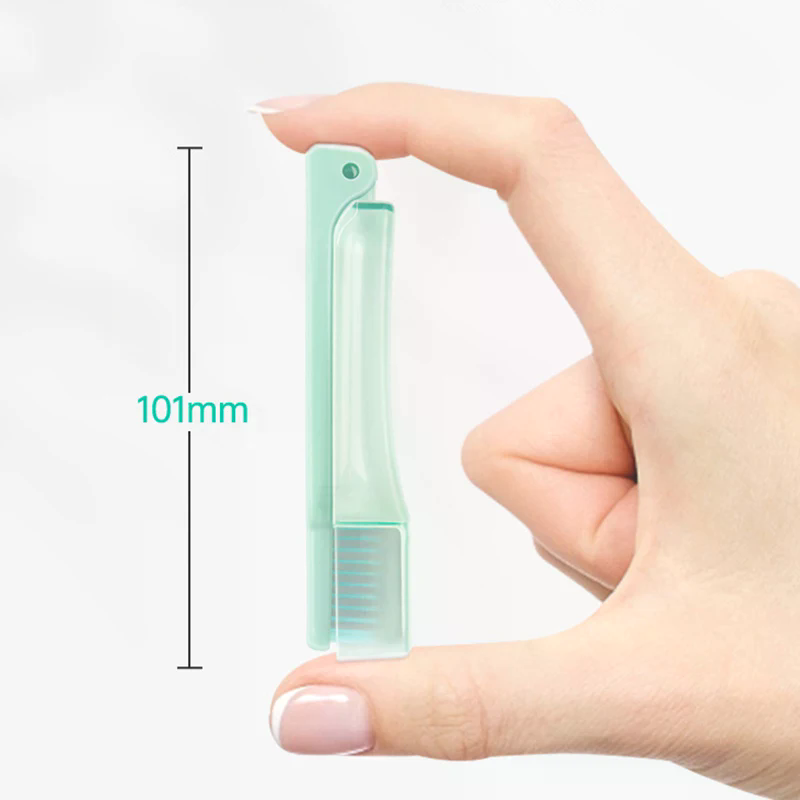 Portable U-shaped Soft Bristled Folding Toothbrush