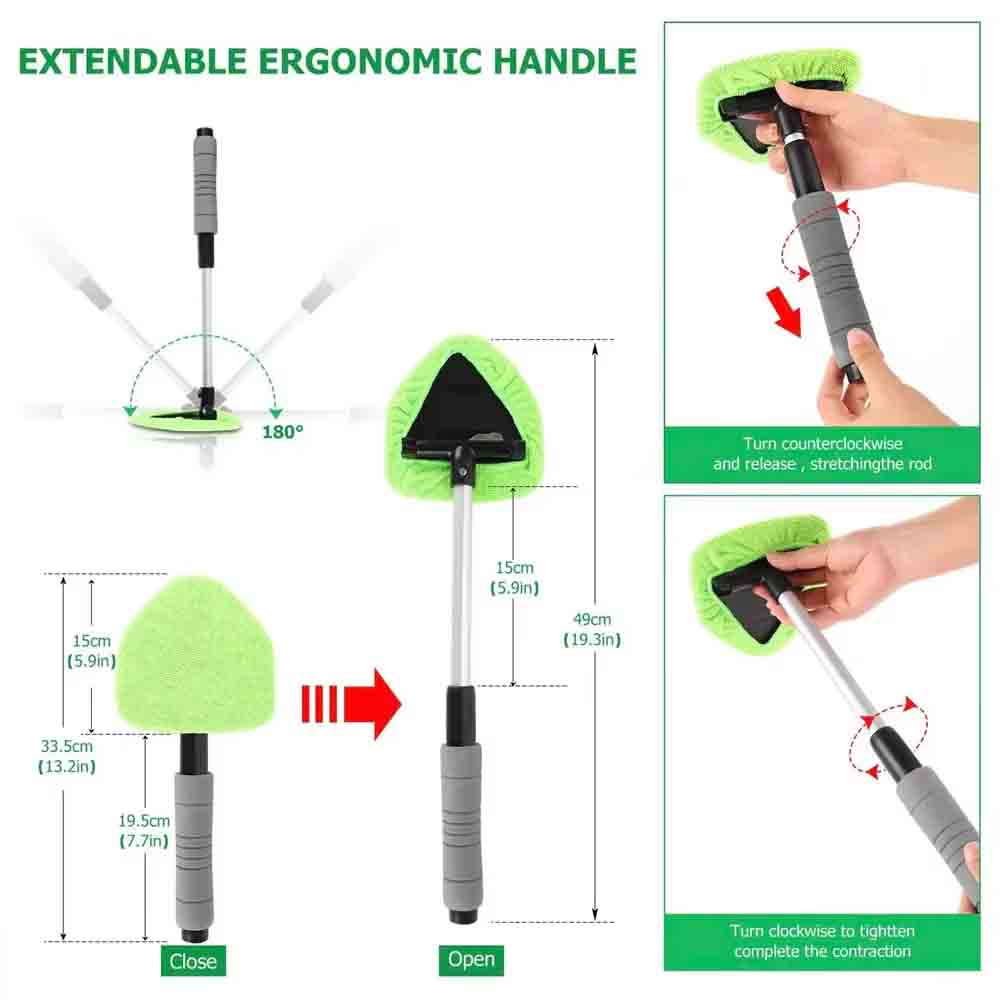 Telescopic Car Window Windshield Cleaning Brush