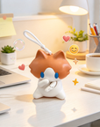 Waving Salary Cat Keychain